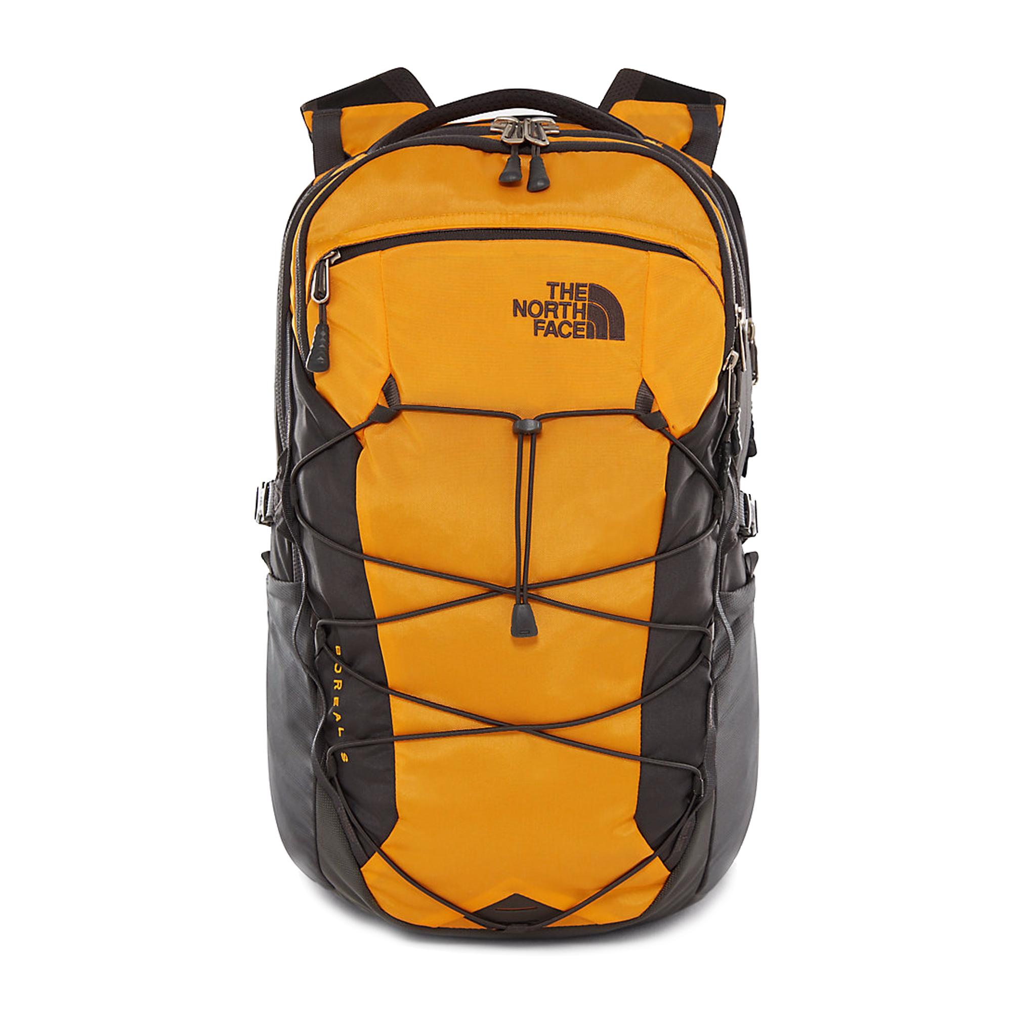 the north face backpack orange